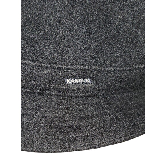 Kangol Wool Player Fedora Hat Cap True Black 6447BC Med Old Money Classic Man - Picture 2 of 6